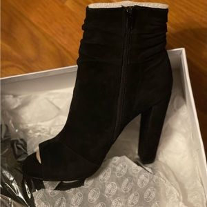 Steve Madden Suede Black Bootie